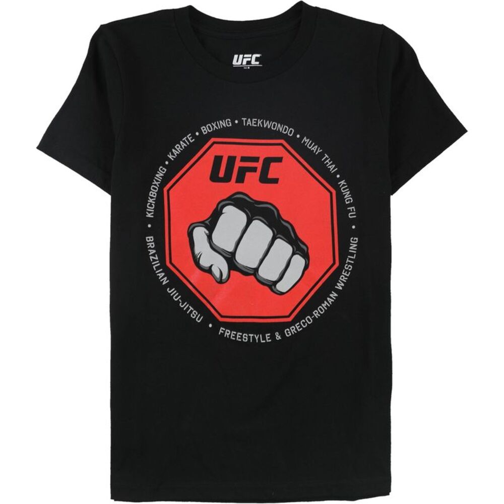 UFC Boys Big Kids Hammer Fist Graphic T-Shirt, NWT
